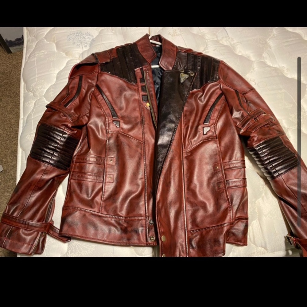 Guardians of Galaxy Starlord jacket w/ pins